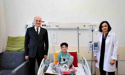 Minik Bilal’e umut ziyareti