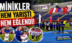 Zonguldak’ta Çocuklar Stadyumu Şenlik Alanına Çevirdi