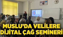 Muslu’da velilere dijital çağ semineri