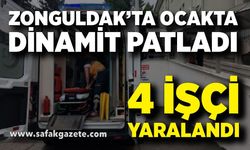 Zonguldak'ta ocakta dinamit patlaması; 4 işçi yaralandı