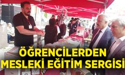 Öğrencilerden mesleki eğitim sergisi