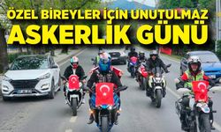 Zonguldak’ta özel bireylere temsili asker uğurlaması