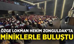 Özge Lokman Hekim Zonguldak’ta miniklerle buluştu