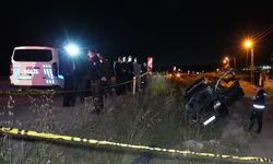 Şarampole devrilen araç hurdaya döndü: 1 ölü, 3 yaralı
