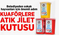 Kuaförlere atık jilet kutusu