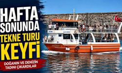 Hafta sonunda tekne turu keyfi