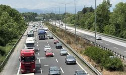 TEM Otoyolu'nun Düzce geçişinde bayram tatili yoğunluğu başladı