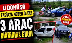 Kastamonu’da üç araç çarpıştı: 5 yaralı