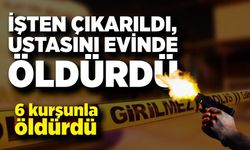 İşten çıkarıldı, ustasını evinde öldürdü
