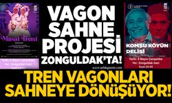 Vagon Sahne Projesi Zonguldak’ta! Tren vagonları sahneye dönüşüyor