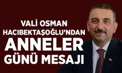 Vali Hacıbektaşoğlu’ndan Anneler Günü mesajı
