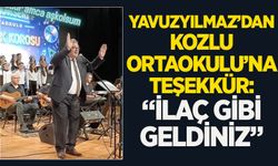 Yavuzyılmaz’dan Kozlu Ortaokulu’na Teşekkür: “İlaç gibi geldiniz”