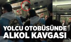Alkollü Yolcu Otobüsü Karıştırdı; Yolcularla Tartıştı, Şişeyi Fırlattı