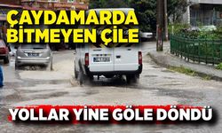 Yağmur Sonrası Yollar Göle Döndü