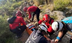Yürüyüş sırasında ayağı kırılan kişi için ekipler seferber oldu