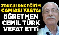 Zonguldak eğitim camiası yasta: Öğretmen Cemil Türk vefat etti