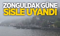 Zonguldak güne yoğun sisle uyandı