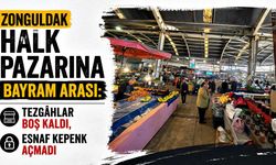 Zonguldak Halk Pazarına Bayram Arası: Tezgâhlar Boş Kaldı, Esnaf Kepenk Açmadı