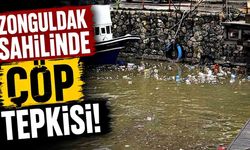 Zonguldak Sahilinde Çöp Tepkisi!