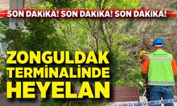 Zonguldak Terminalde Şok Olay! Zemin Çöktü