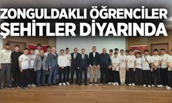 Zonguldaklı öğrenciler şehitler diyarında