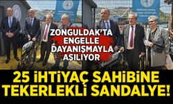 Zonguldak’ta engeller dayanışmayla aşılıyor: 25 ihtiyaç sahibine tekerlekli sandalye
