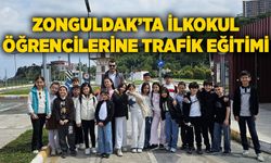 Zonguldak’ta İlkokul öğrencilerine trafik eğitimi