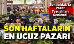 Zonguldak’ta Pazar Tezgahları Şenlendi: Son Haftaların En Ucuz Pazarı!