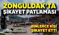 Zonguldak’ta şikayet patlaması; Binlerce kişi şikayette bulundu