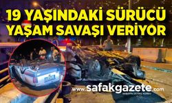 Zonguldak'ta 19 yaşındaki sürücü ağır yaralandı