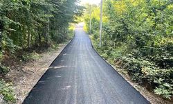 2 bin 400 metre uzunluğundaki yol asfatlandı