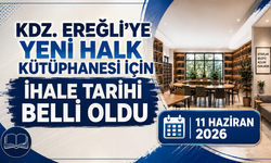 Kdz. Ereğli İlçe Halk Kütüphanesi için ihale süreci başlıyor