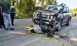 82 yaşındaki motosikletli, kazada hayatını kaybetti