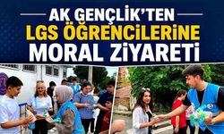 AK Gençlik’ten LGS öğrencilerine moral ziyareti