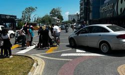 Akçakoca'da motosiklet ile otomobil çarpıştı 1 yaralı