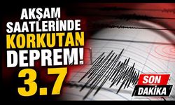Akşam Saatlerinde Korkutan Deprem!