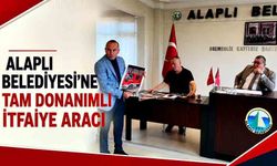 Alaplı Belediyesi’ne tam donanımlı itfaiye aracı
