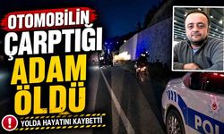 Otomobilin çarptığı adam hayatını kaybetti