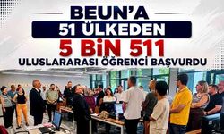 BEUN’a 51 ülkeden 5 bin 511 uluslararası öğrenci başvurdu