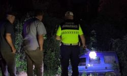 Freni patlayan araç bahçeye uçtu, sürücü yaralandı