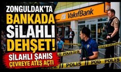 Zonguldak'ta Bankada Silahlı Dehşet: Müşteriler ve Personel Kendini Dışarı Attı!
