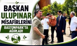Başkan Ulupınar misafirlerini BastonPark’ta ağırladı