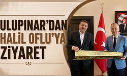 Başkan Ulupınar’dan Halil Oflu’ya ziyaret