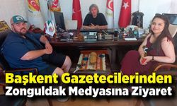 Başkent Gazetecilerinden Zonguldak Medyasına Anlamlı Ziyaret