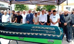 Belediye Başkanı Özlü'nün şoförü son yolculuğuna uğurlandı