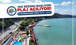 Belediye plajları 19 Haziran Cuma günü açılıyor