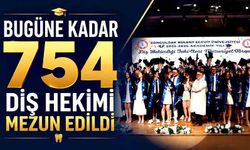 Bugüne kadar 754 diş hekimi mezun edildi