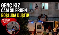 Genç kız cam silerken metrelerce yüksekten düştü