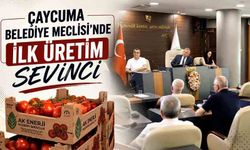 Çaycuma Belediye Meclisi’nde ilk üretim sevinci