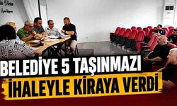 Devrek Belediyesi 5 taşınmazı ihaleyle kiraya verdi